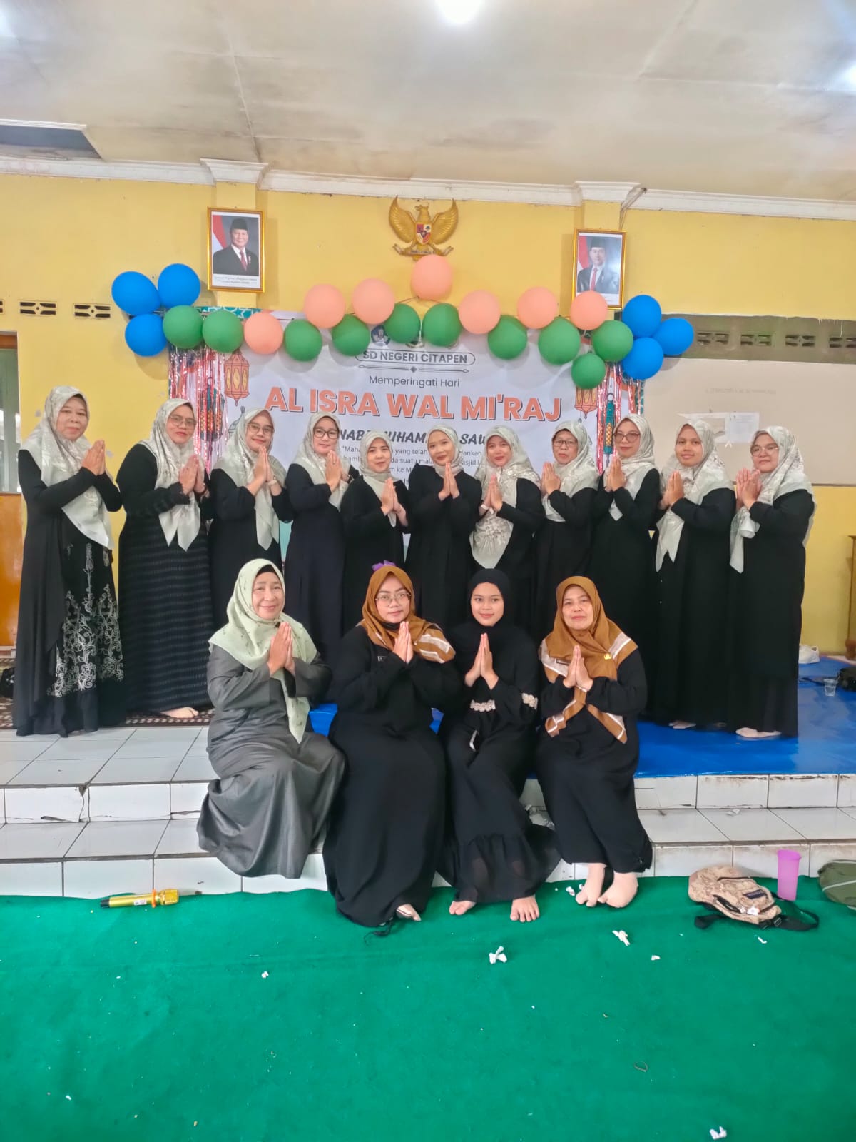 Isra Mi’raj di SD Negeri Citapen: Momentum Menumbuhkan Iman, Akhlak, dan Kepedulian Gizi Anak.