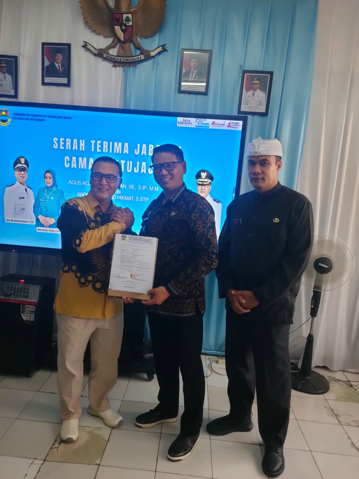 Pergantian Camat Batujajar, Pemkab Bandung Barat Tekankan Sinergi Desa