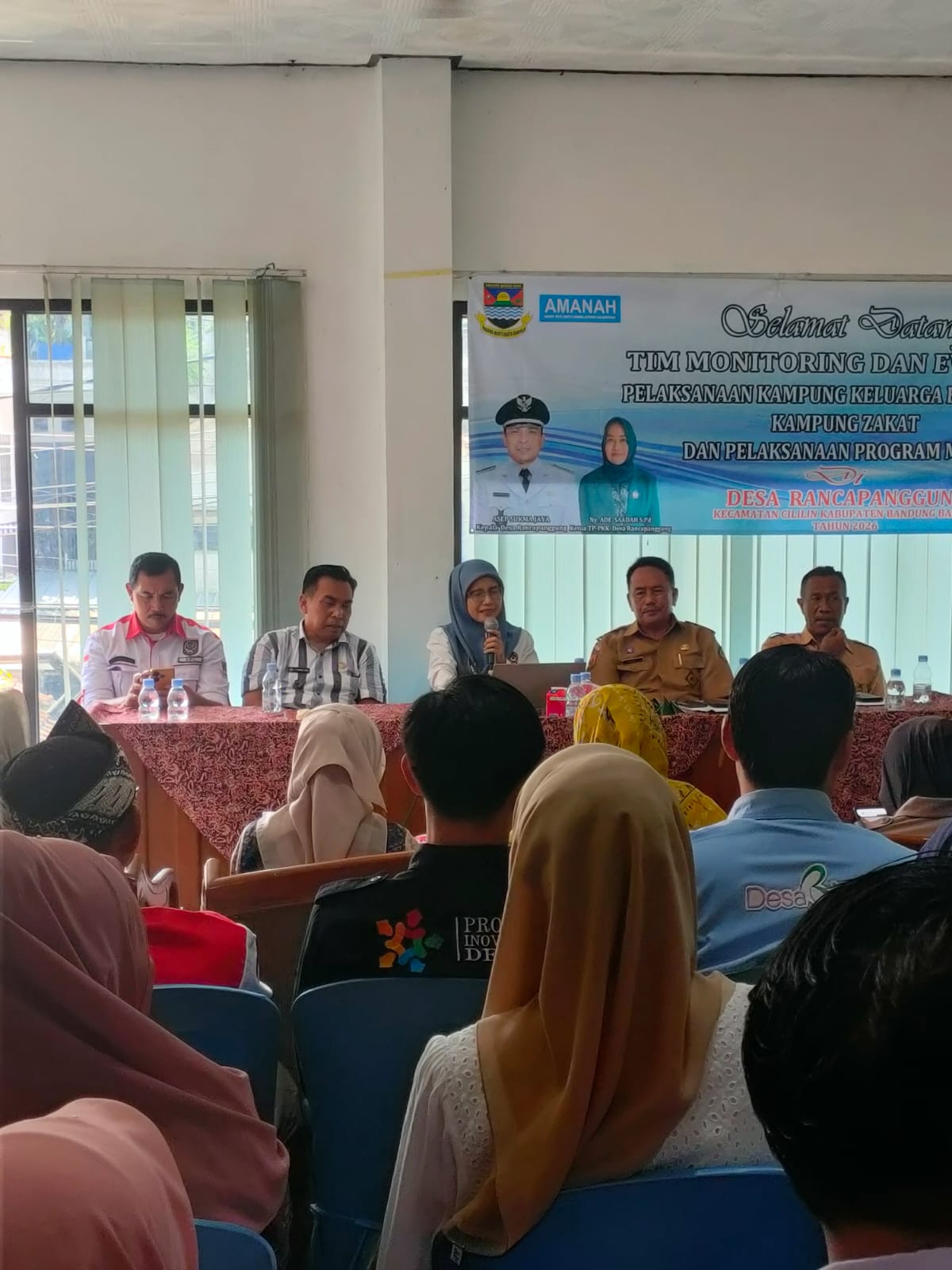 Tim Kemenko PMK Lakukan Monev Kampung KB dan Program MBG di Desa Rancapanggung