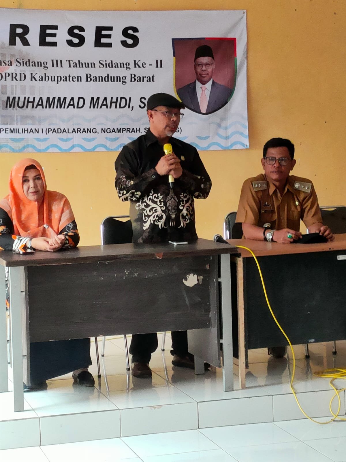Reses, Ketua DPRD KBB M. Mahdi Serap Aspirasi Warga Girimukti, Infrastruktur Jalan Jadi Prioritas Utama