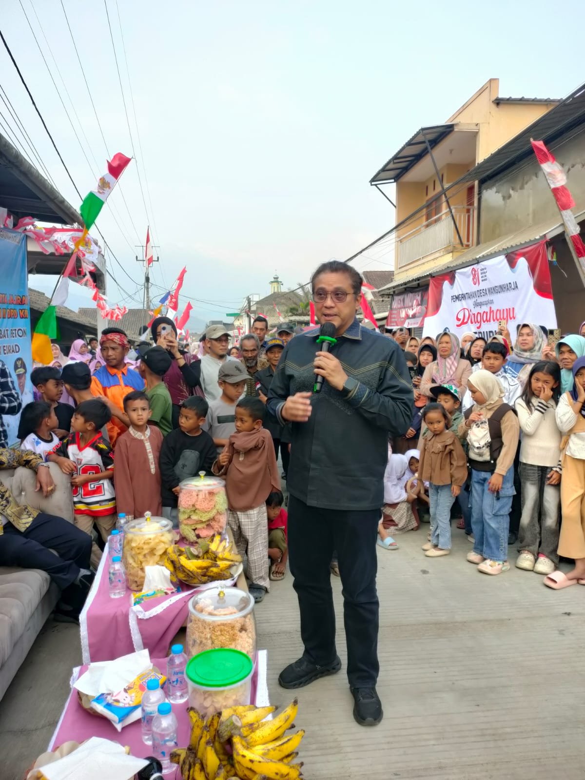 Jalan Maribaya-Puncak Eurad Dibeton, Wangunharja Harapkan Perbaikan Berlanjut