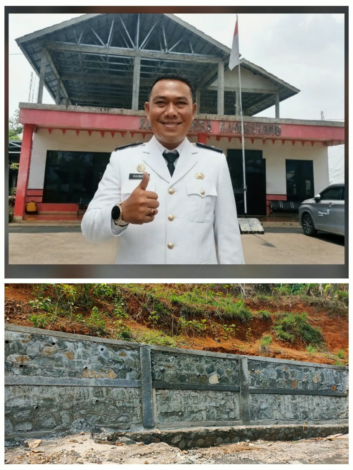Jalan Rusak Sejak 2012, Kades Nanggerang Apresiasi Perbaikan TPT dan Harapkan Solusi Berkelanjutan